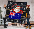 christmas-premium-quilt-australia-santa-claus-hold-the-flag-black