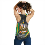 Aboriginal Racerback Tank, AustralianCoat of Arms - Aussie Spirit (Green) - Vibe Hoodie
