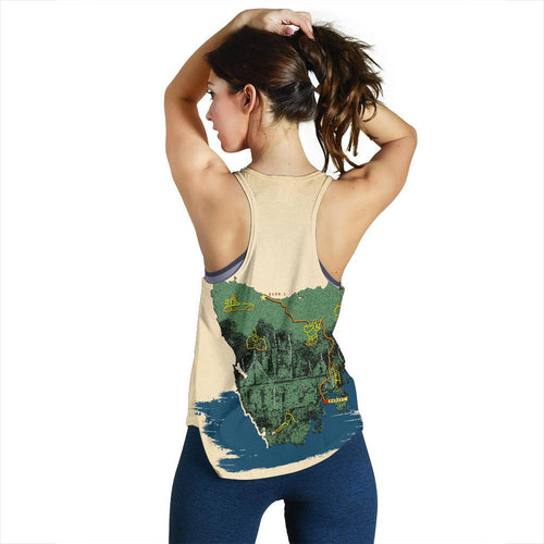 Racerback Tank - Tasmania Top Tank - Women - Vibe Hoodie