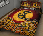 personalised-quilt-bed-set-aboriginal-dot-patterns-fish