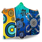 aboriginal-hooded-blanket-indigenous-turtle-dot-painting-art