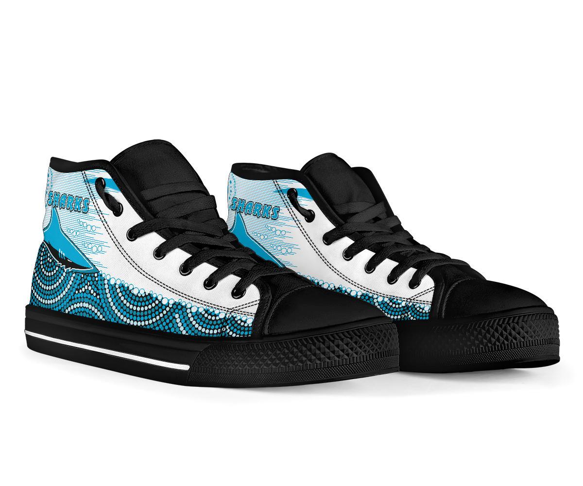 sharks-high-top-shoe-cronulla-indigenous-unique