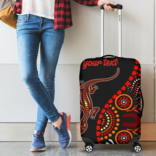 aboriginal-personalised-luggage-covers-aboriginal-lizard-with-dot-painting-patterns