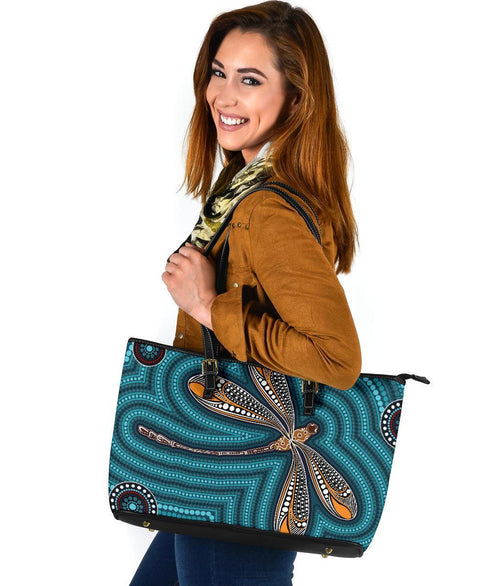 leather-tote-bag-indigenous-dragonfly
