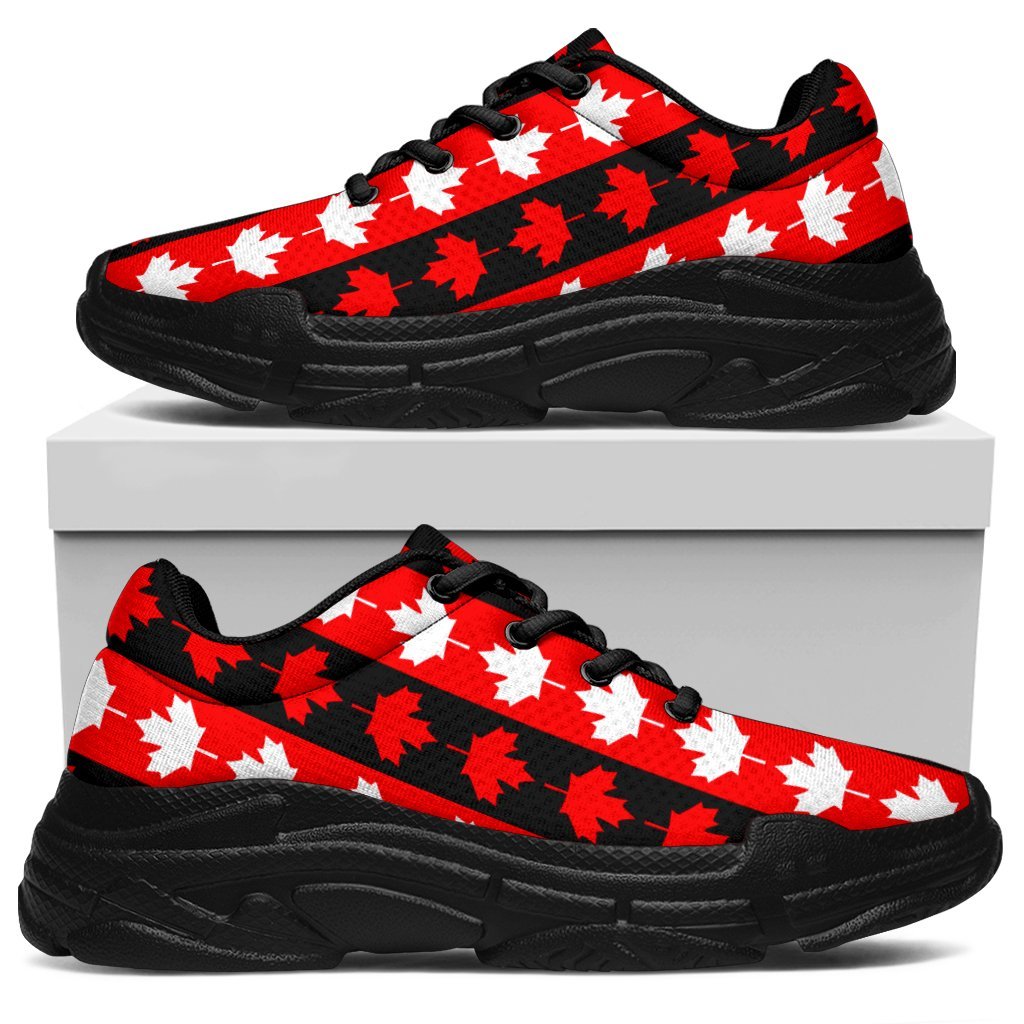 canada-pattern-chunky-sneakers