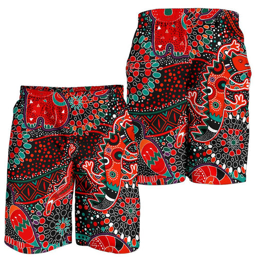 mens-short-aboriginal-animal-dot-acrylic-paint