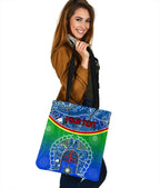 personalised-tote-bags-torres-strait-symbol-with-aboriginal-patterns