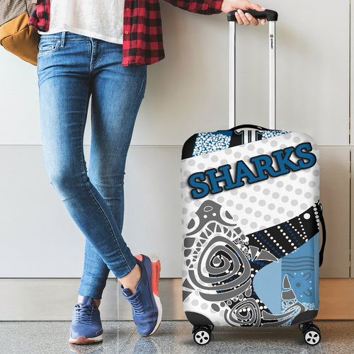 sharks-luggage-covers