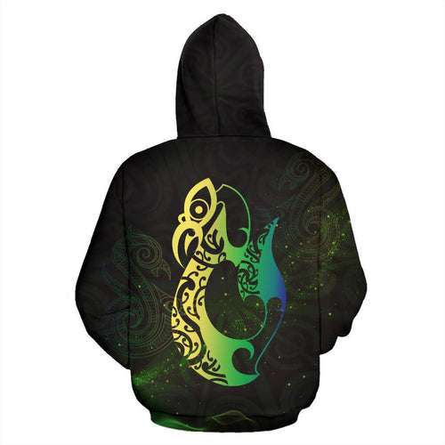 light-maori-manaia-new-zealand-hoodie-green