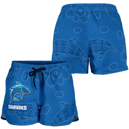 Cronulla Sharks Women Shorts Anzac Country Style - Vibe Hoodie
