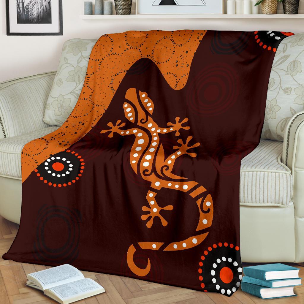 aboriginal-premium-blanket-lizard-in-aboriginal-dreaming