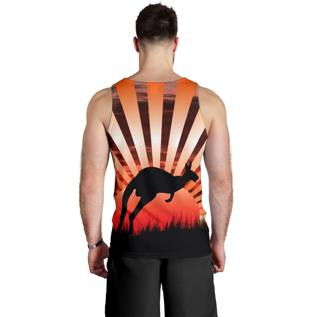 men-tank-top-kangaroo-mens-tank-sunset-ver03