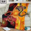 aboriginal-premium-blanket-couple-aboriginal-lizards