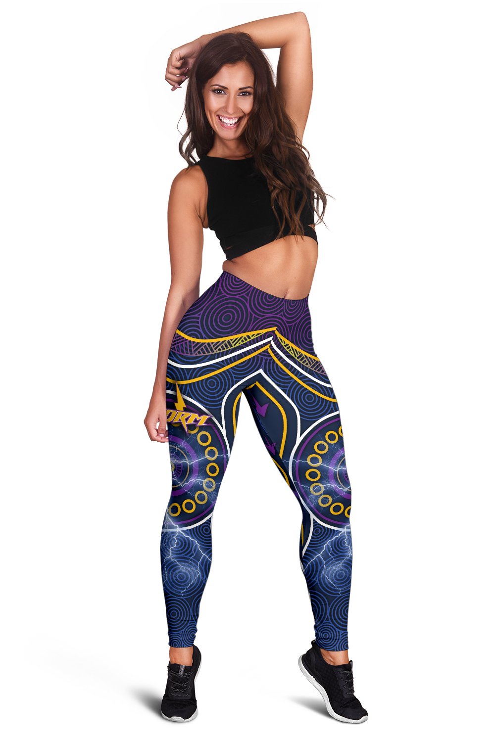 melbourne-women-leggings-lightning-storm-indigenous