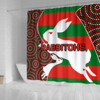 rabbitohs-shower-curtain