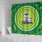 aboriginal-shower-curtain-indigenous-owl