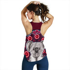 Reds Rugby Australian Women Racerback Tank Simple Indigenous Queensland - Vibe Hoodie