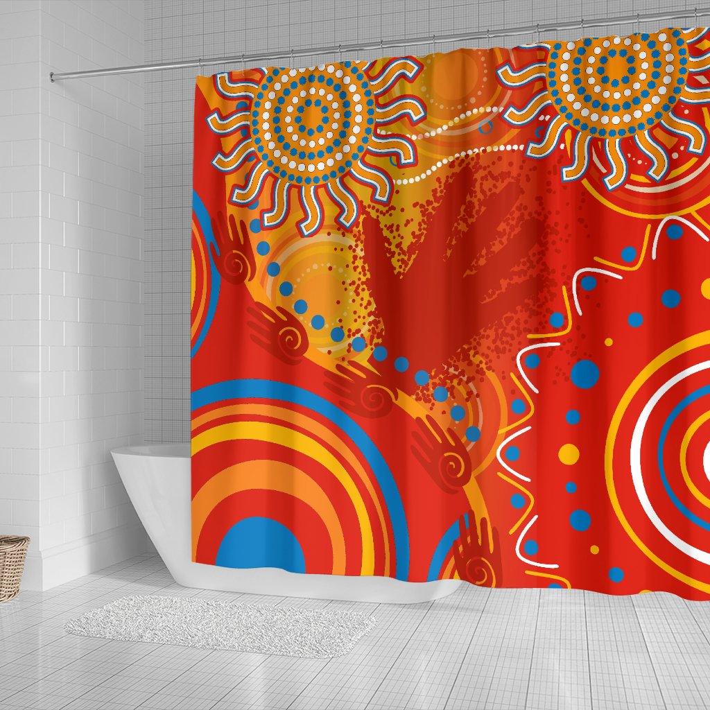 shower-curtain-sun-indigenous