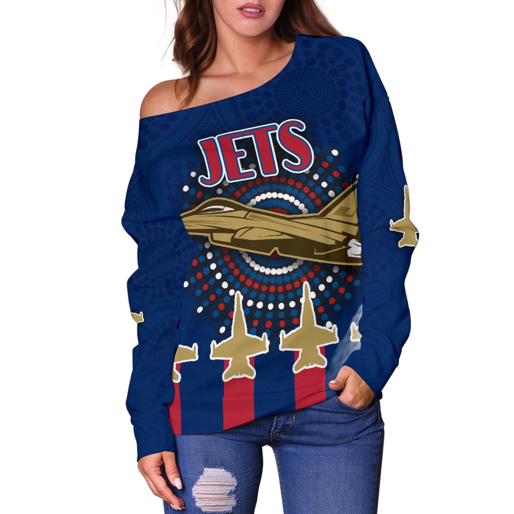 Newcastle Women Off Shoulder Sweater The Jets - Vibe Hoodie