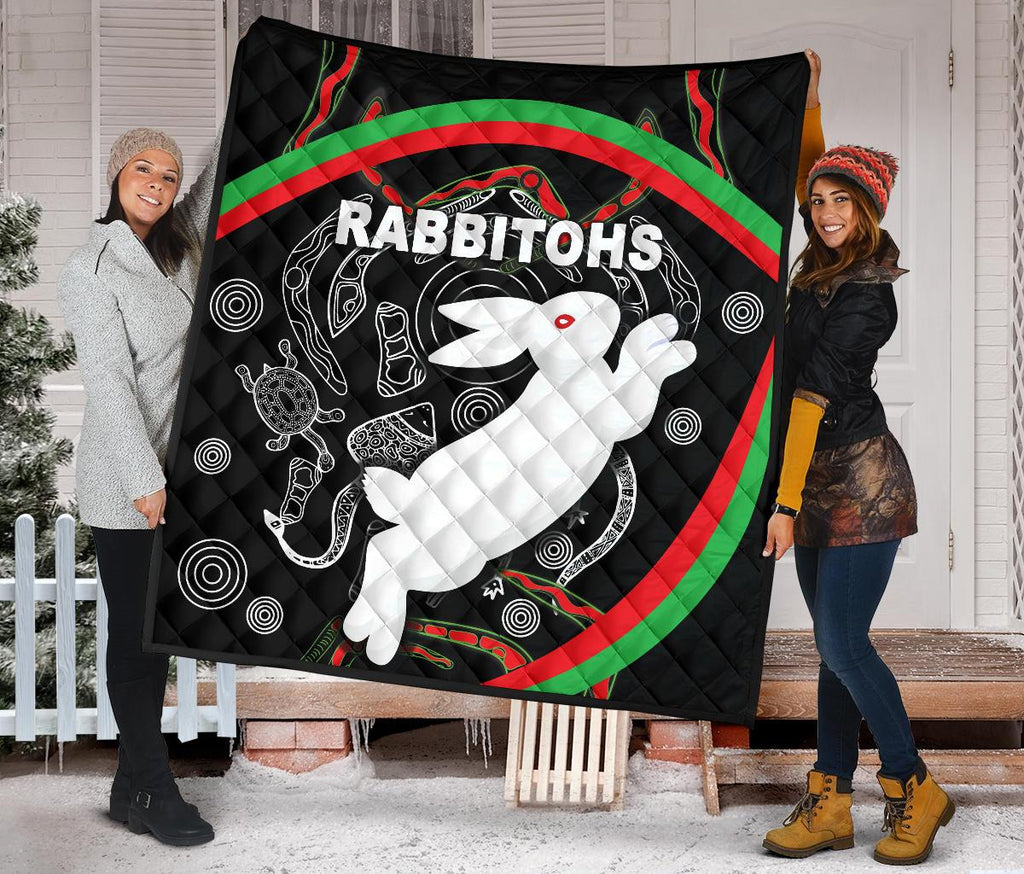 rabbitohs-premium-quilt-indigenous-mystery-vibes