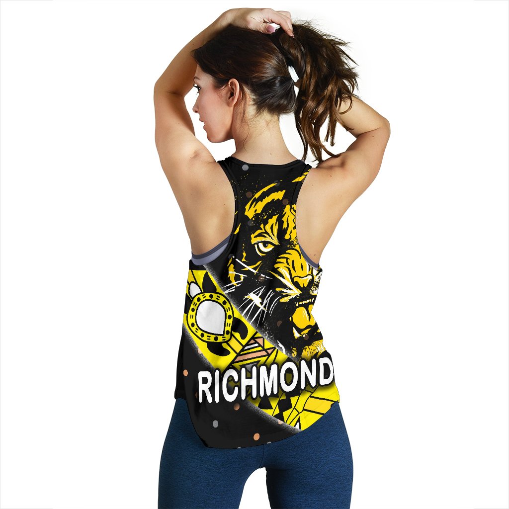 Richmond Women's Racerback Tank Tigers Dotted - Vibe Hoodie