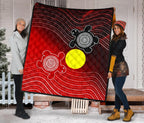 aboriginal-premium-quilt-indigenous-circle-dot-painting-style
