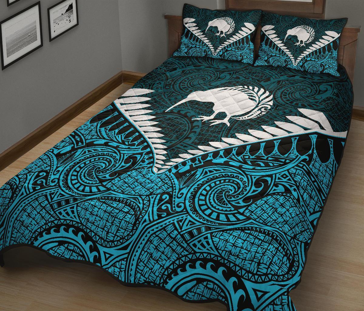 kiwi-silver-fern-classic-quilt-bed-set-blue