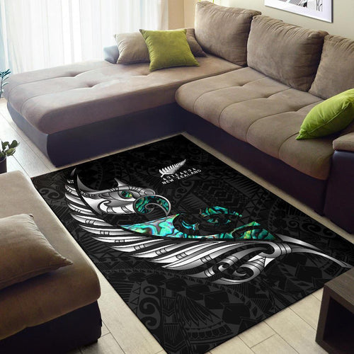 new-zealand-area-rug-manaia-paua-fern-wing-white