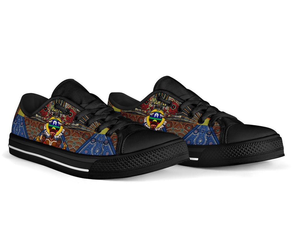 custom-text-the-land-owns-us-low-top-shoe