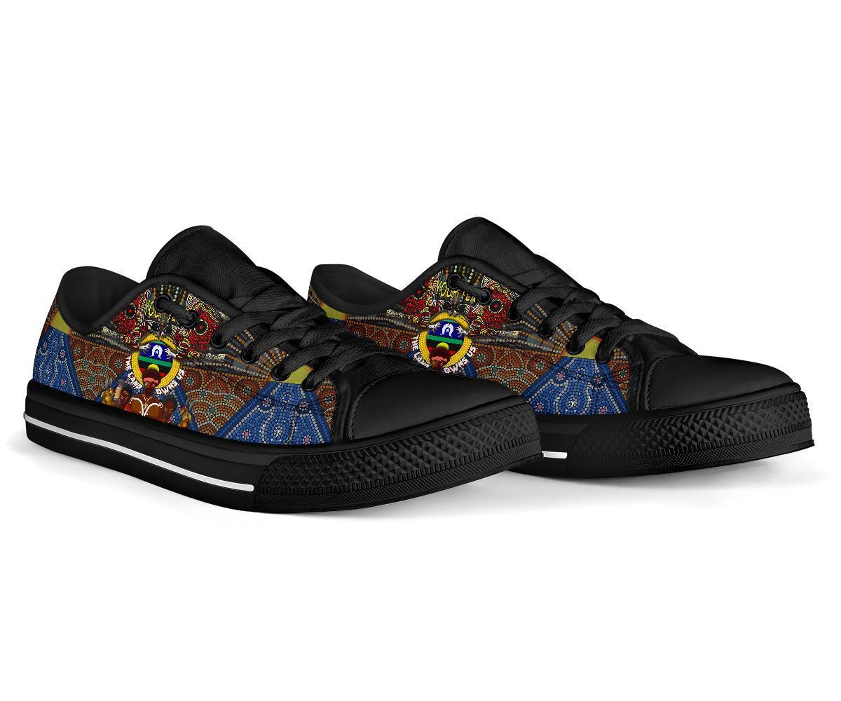 custom-text-the-land-owns-us-low-top-shoe