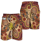 custom-aboriginal-mens-shorts-indigenous-lizard-dot-painting-art