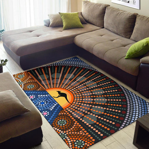 area-rug-aboriginal-dot-painting-rug-kangaroo-ver03