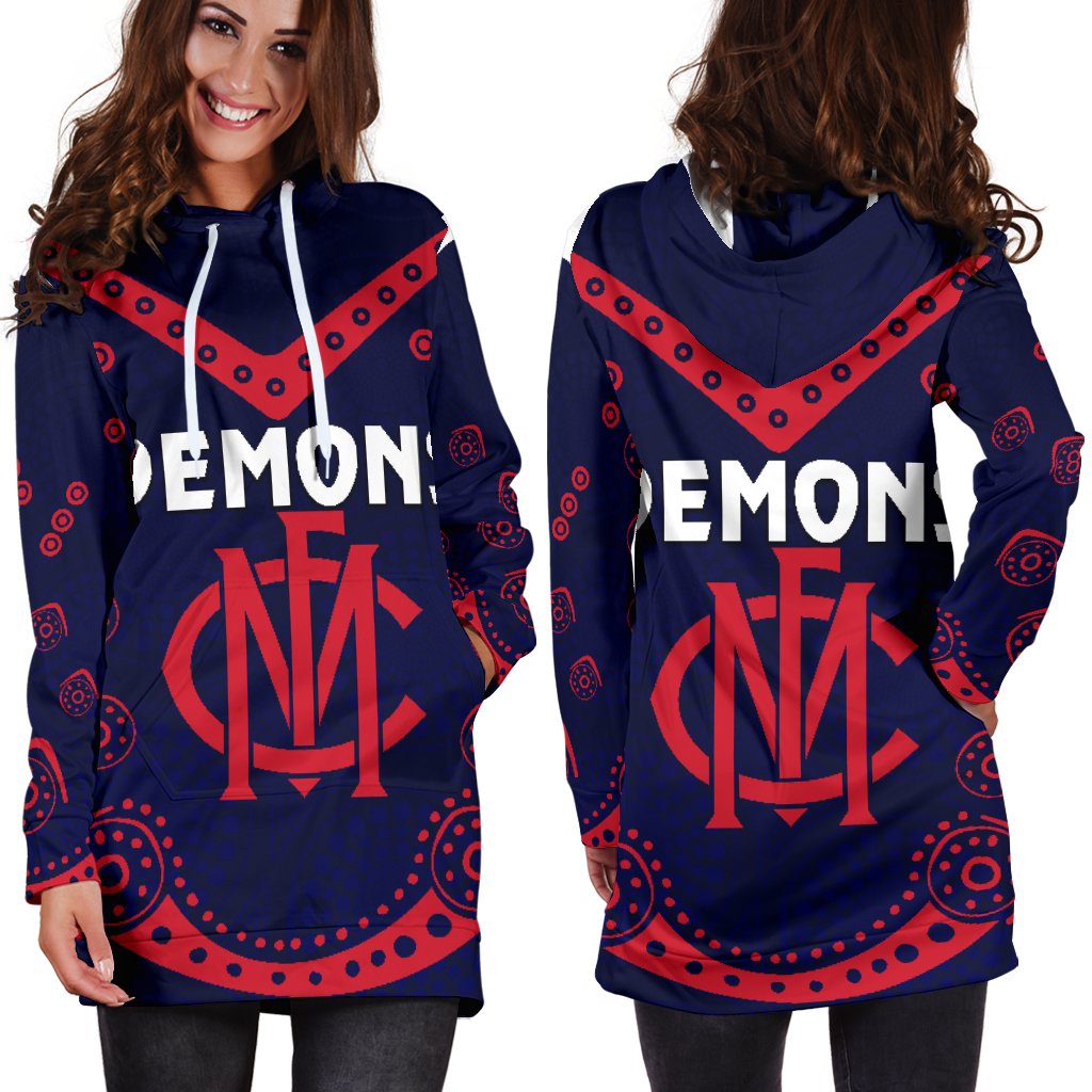 melbourne-demons-indigenous-women-hoodie-dress-football