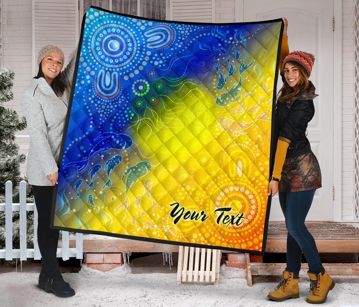 custom-text-aboriginal-premium-quilt-indigenous-fishing