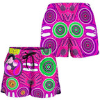 Shorts Women - Aboriginal Family With Dot Painting art - Vibe Hoodie