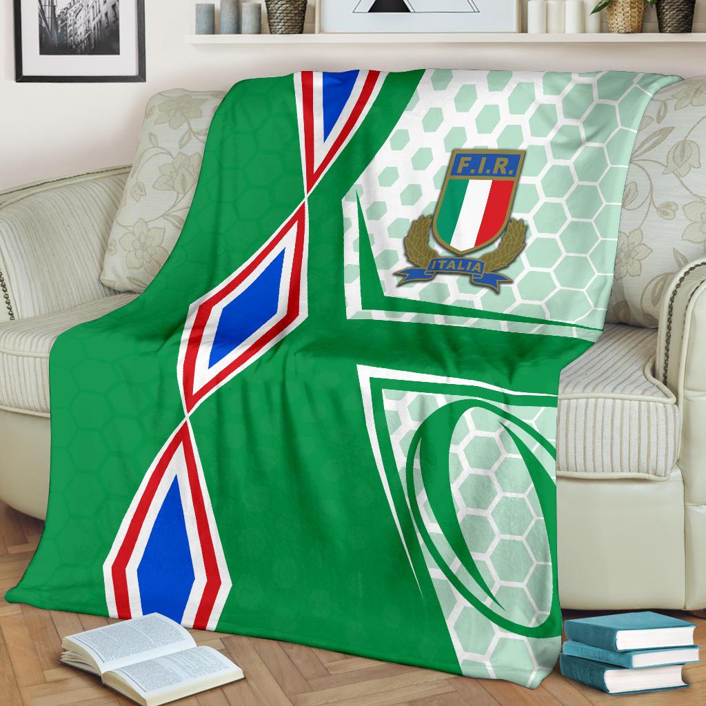 italy-rugby-premium-blanket-gli-azzurri-vibes-green