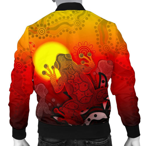 aboriginal-mens-bomber-jacket-indigenous-frog-red