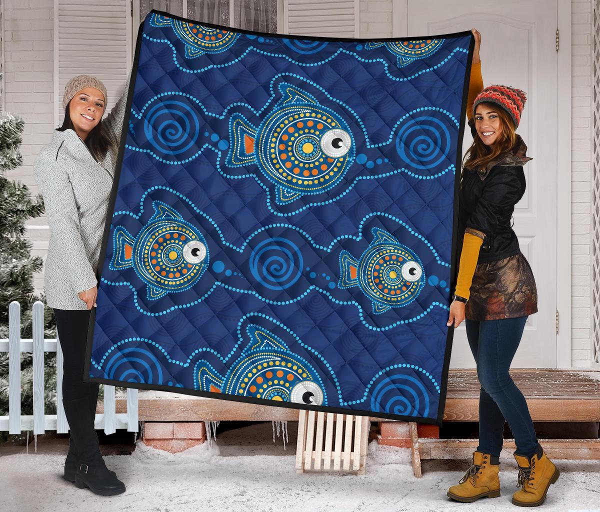 aboriginal-premium-quilt-indigenous-turtle-patterns
