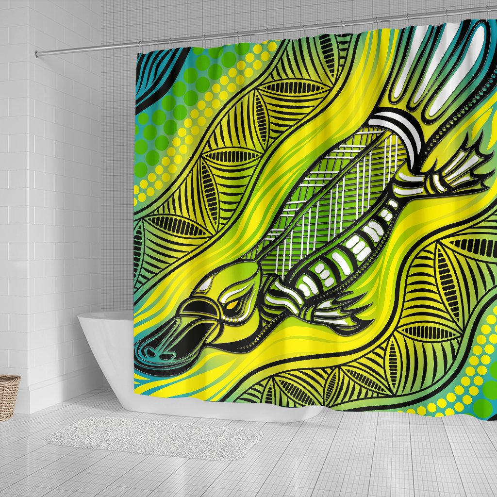 shower-curtain-aboriginal-platypus