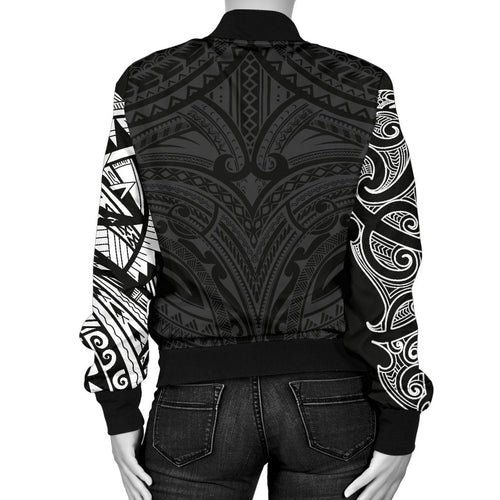 new-zealand-womens-bomber-jacket-maori-polynesian-tattoo-white