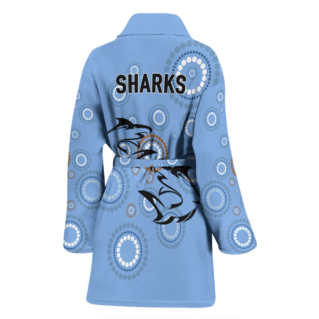 cronulla-sutherland-womens-bath-robe-sharks-anzac-day-unique-indigenous