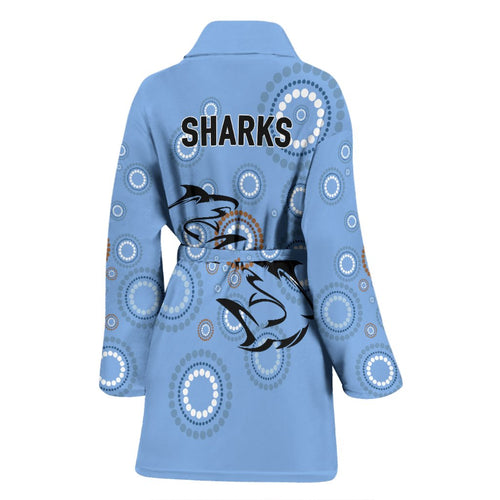 cronulla-sutherland-womens-bath-robe-sharks-anzac-day-unique-indigenous