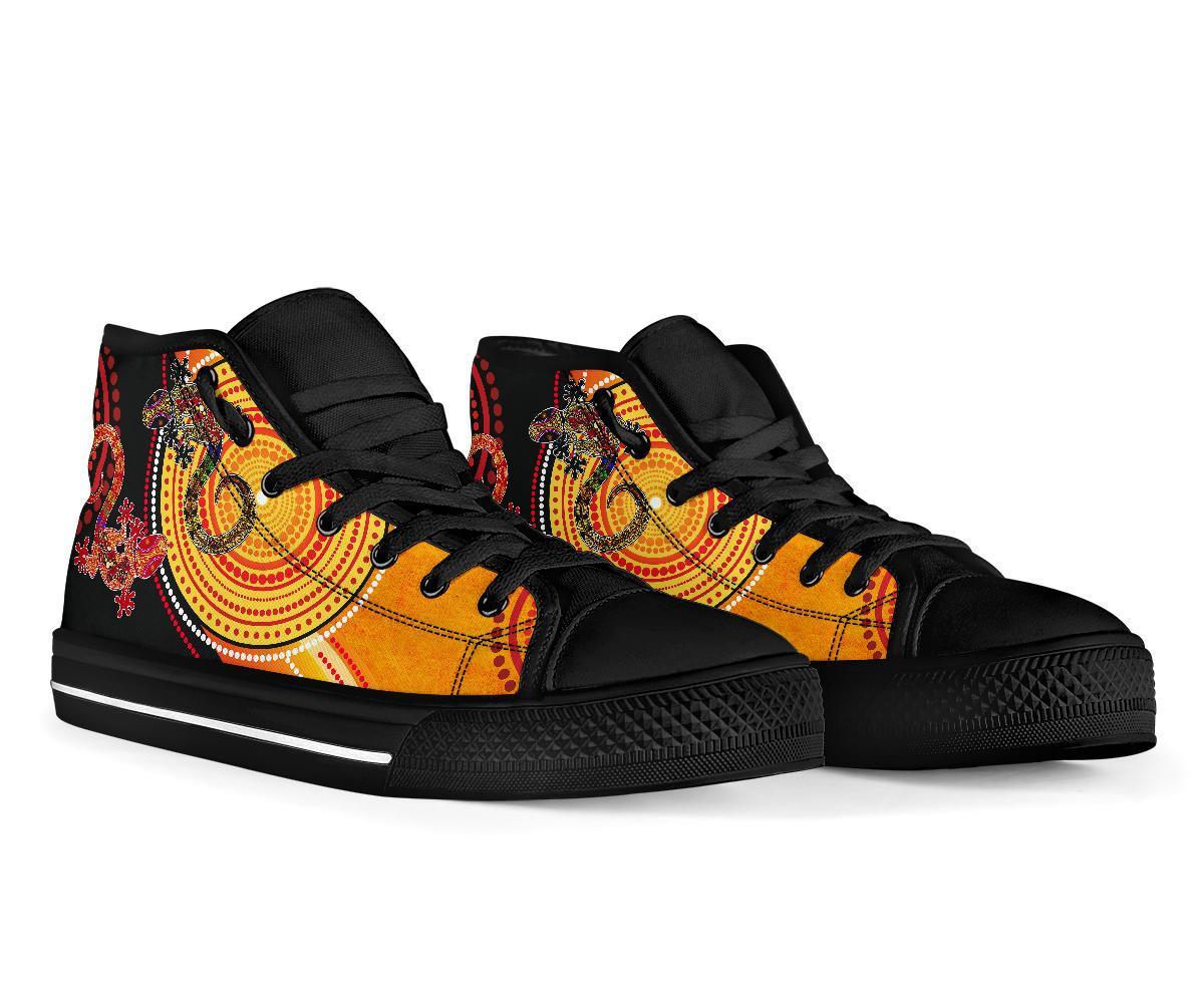 aboriginal-high-top-shoe-couple-aboriginal-lizards