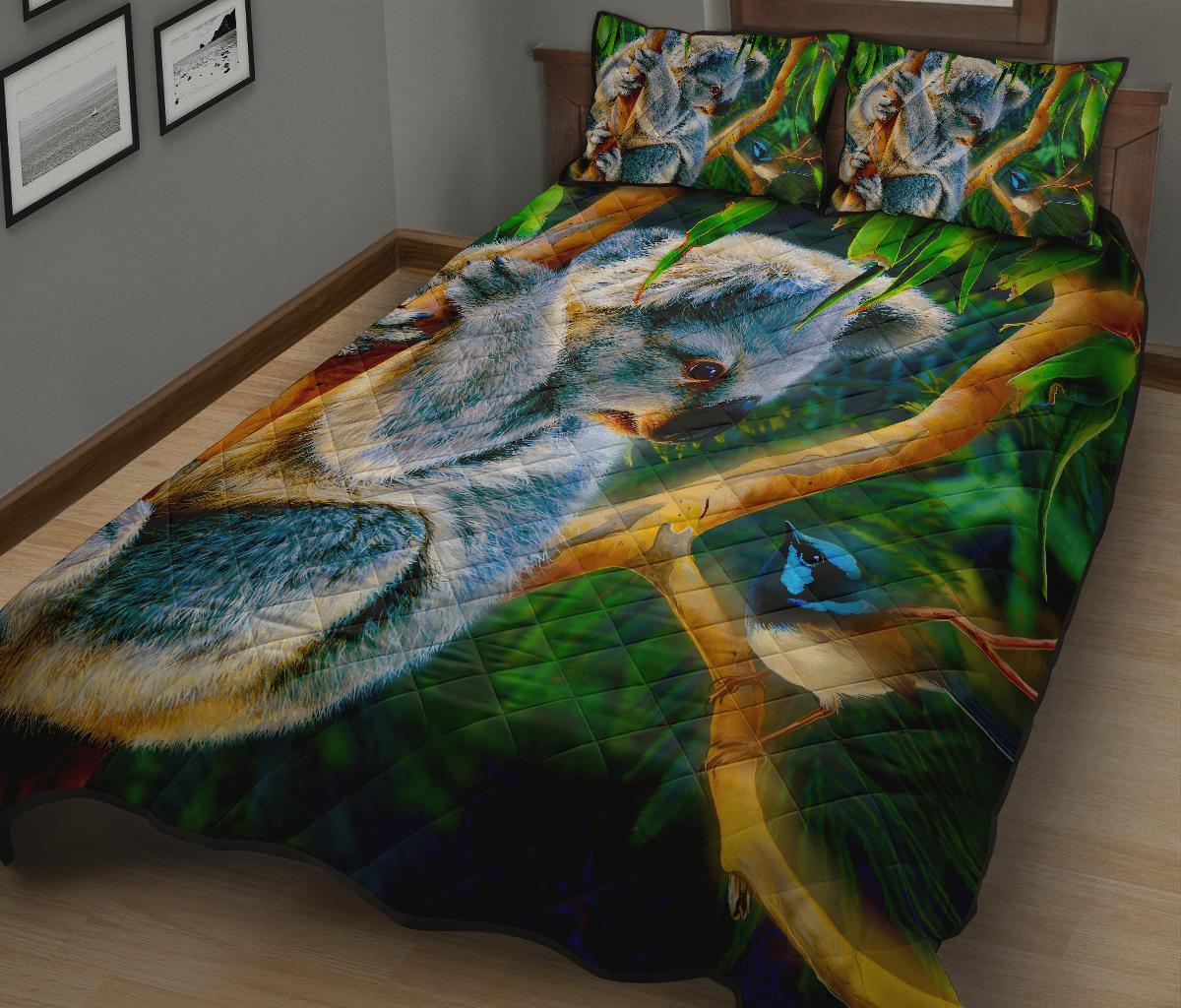 quilt-set-cover-3d-koala-quilt-bed-set-koala-aussie-greeting