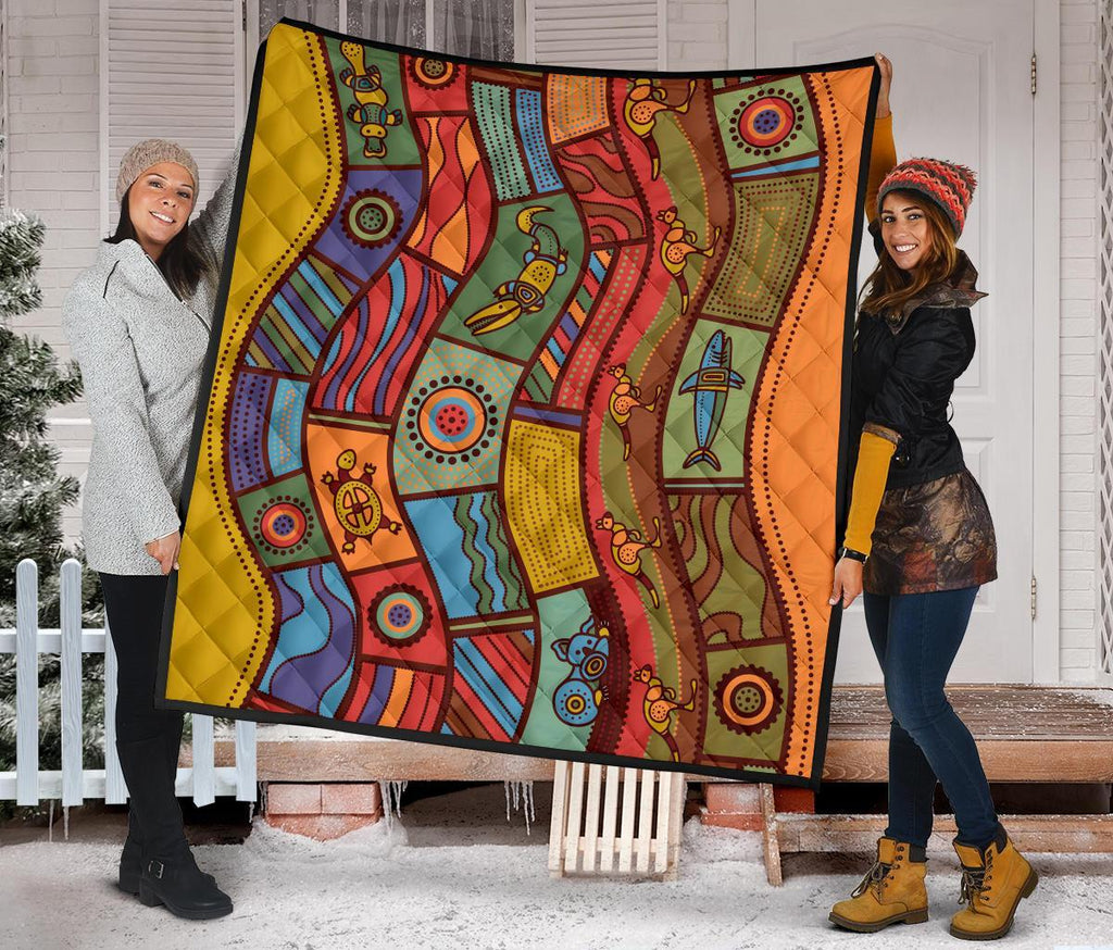 premium-quilt-aboriginal-art-with-animals