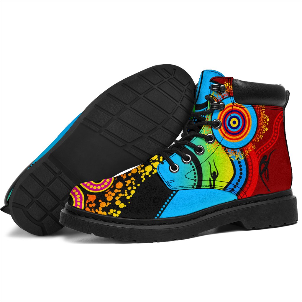 aboriginal-boots-circle-patterns-indigenousblue-dream-all-season
