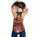 "Pray For Australia" Women's Racerback Tank - Aboriginal Pattern - Love Australia - Vibe Hoodie