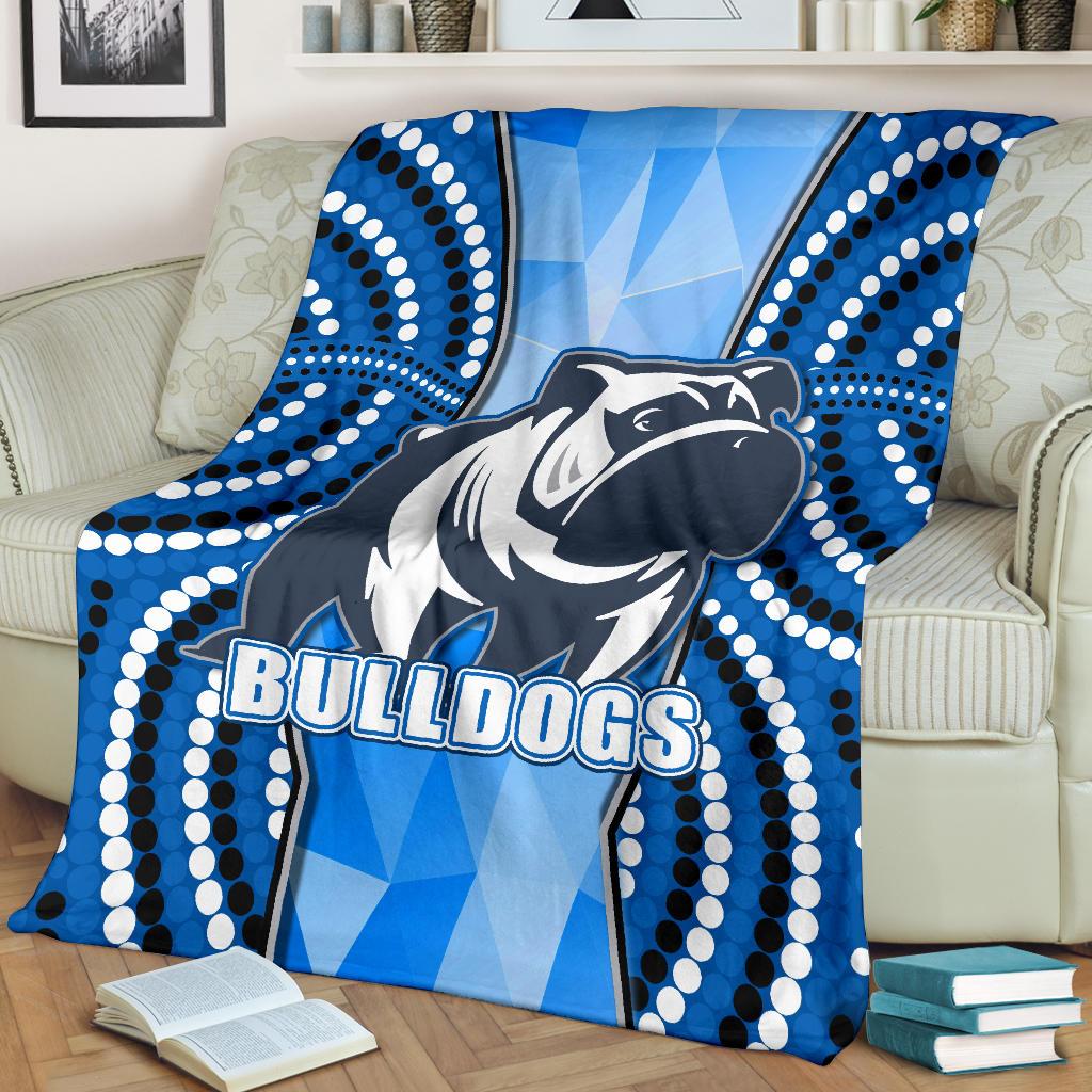 bulldogs-premium-blanket-indigenous-snappy