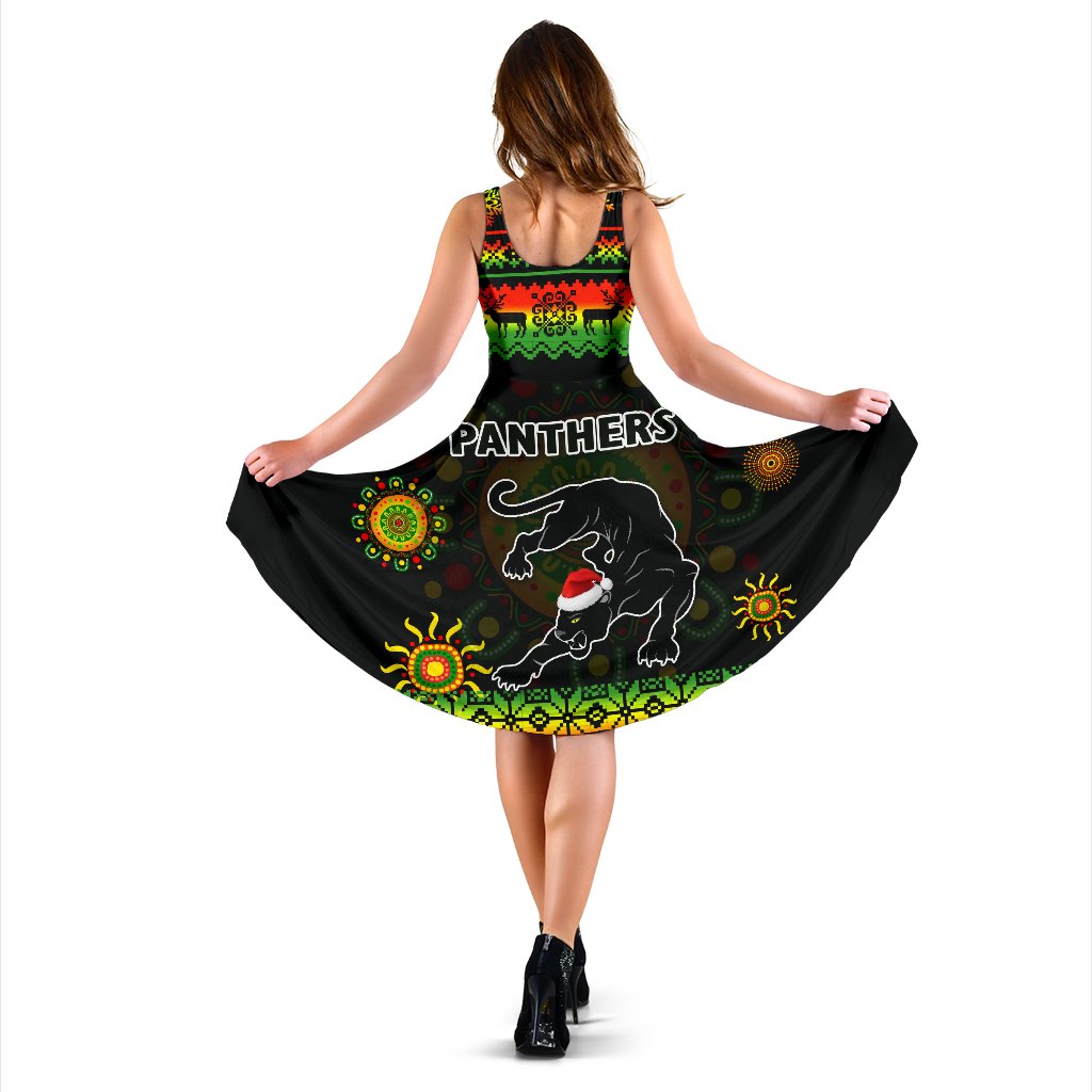 Penrith Panthers Christmas Women's Dress Indigenous - Vibe Hoodie