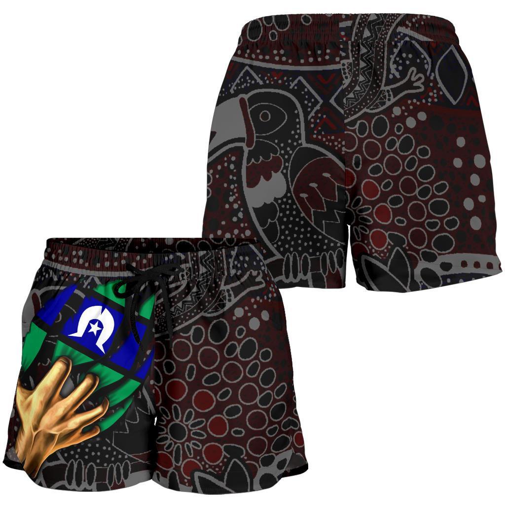 Aboriginal WoMen's Short - Torres Strait Blood In Me - Vibe Hoodie